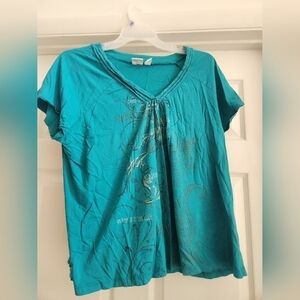 Cato Woman Summer Tee Shirt 22/24 Teal